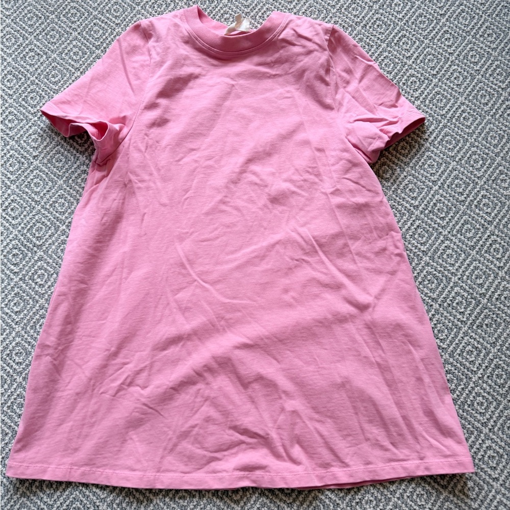 Sezane Neon Pink Cotton Dress